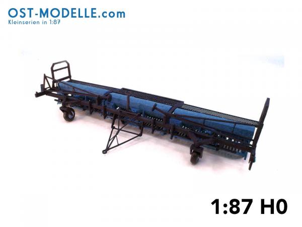 Koppelwagen T890 B01 3x Drillmaschine A202 schwarzolive blau Transportstellung